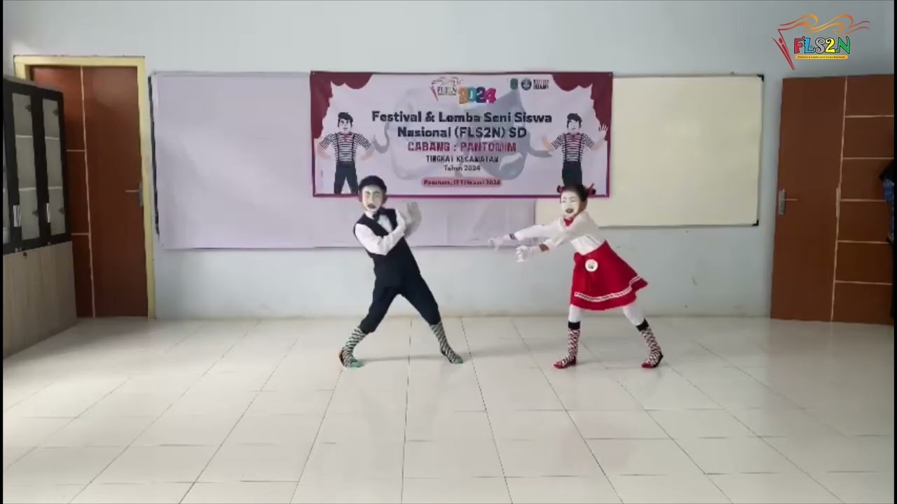 Juara 1 pantomim FLS2N SD tingkat kcamatan kraton tahun 2024