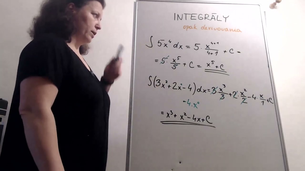 Integrály - úvod (integrovanie polynómu)