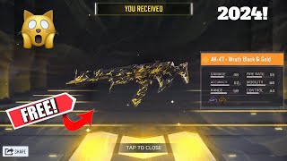 How to Get/Unlock Free Legendary AK47 Wrath Black & Gold in CODM S4 | CP Redeem Codes CODM!