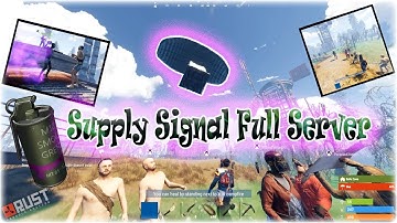 Rust Console SUPPLY SIGNAL at Bandit Camp FULL SERVER!