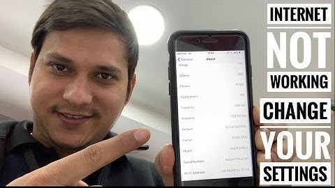 How to fix i phone internet issue after new update || 12.1.2 || apple I phone