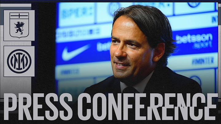 SIMONE INZAGHI'S PRESS CONFERENCE 🎙️ | GENOA-INTER | SEASON 2024/2025 ⚫🔵