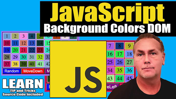 JavaScript DOM Select Update Page elements Background Fun with JavaScript Coding example exercise