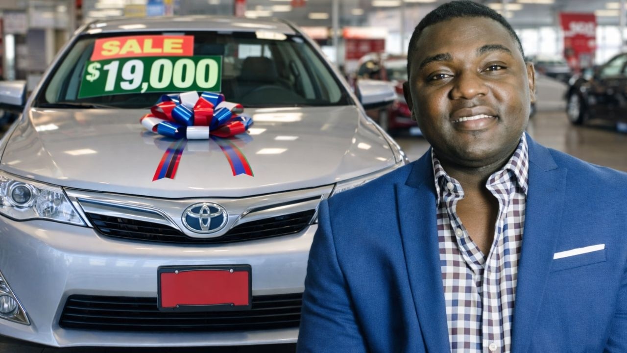 Kevin Taylor buys Nana Yaa a $19,000 car