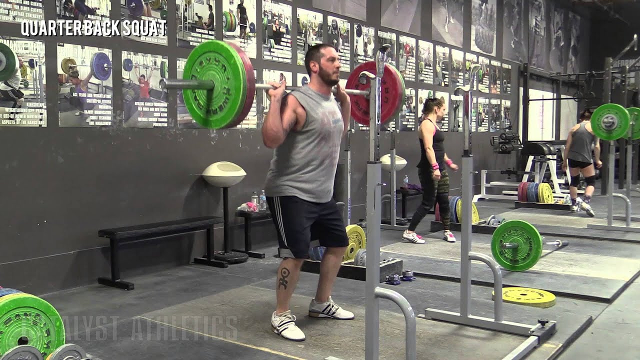 Quarter Back Squat Olympic Weightlifting Exercise Library Catalyst