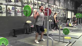 Quarter Back Squat - Olympic Weightlifting Exercise Library - Catalyst Athletics