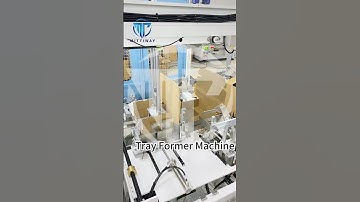 Corrugated Tray Former Machine Box Folding Machine Tray Erecting Machine#machine #