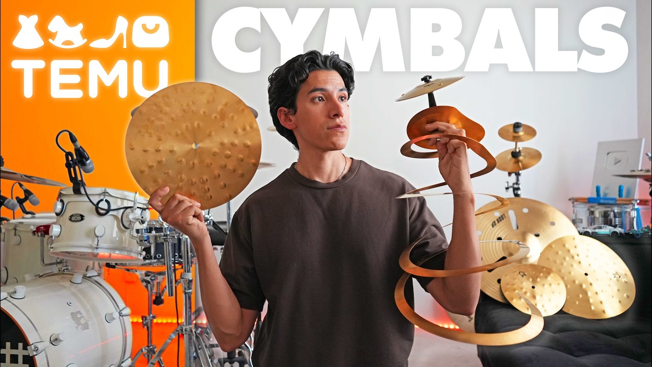 I tried drum CYMBALS from TEMU!