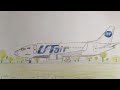 Как быстро нарисовать боинг б737 700