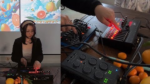 "citrus" 🍊 - erica synths lxr-02 x roland aira j-6 sketch