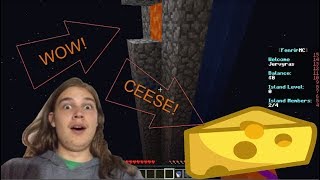 Minecraft Skyblock Episode 1 - I CHEESE EVERYTHING!