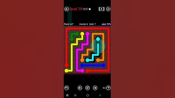 How To Solve Flow Free 9x9 Mania Level 79 Hard Board Walk Through Solution Walkthrough