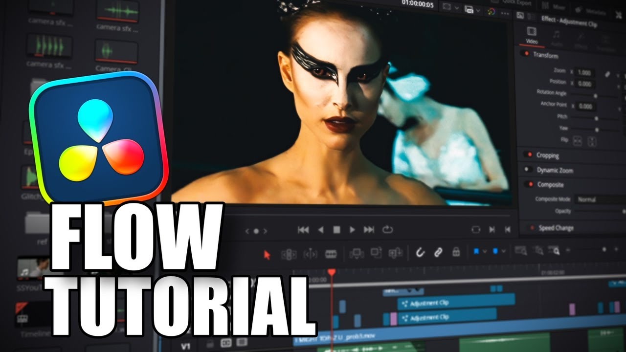 DaVinci Resolve | Flow Edit Tutorial Breakdown