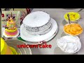 Cake decorating tutorial for beginners | Unicorn birthday cake design | boiled icing