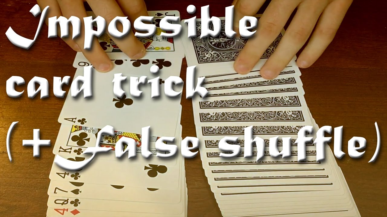 Impossible Card Trick (+False Shuffle) - YouTube