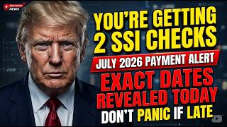 You're Getting 2 SSI Checks in July 2026 — Here Are the Exact Dates (Don't Panic If One Is Late)