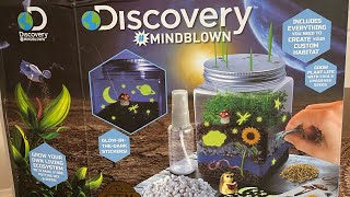 Discovery #mindblown DIY TERRARIUM GROW KIT (Fast-growing Indoor Mini Garden) Unboxing with Asher