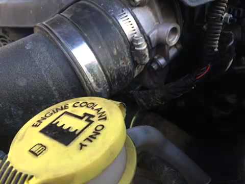 Jeep JK Wrangler CAI leak and bad harmonic balaner - YouTube