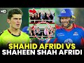 Shahid afridi vs shaheen shah afridi  lahore qalandars vs karachi kings  hbl psl 2018  mb2a