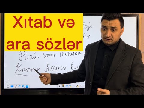 Xitab və ara sözlər haqqında mühüm məqamlar.