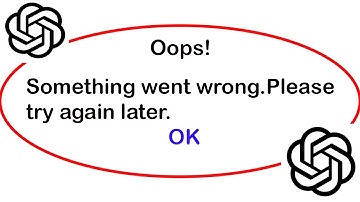 Fix ChatGPT App Oops Something Went Wrong Error | Fix ChatGPT went wrong error | PSA 24