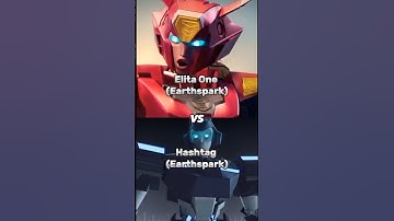 Elita One (Earthspark) vs Hashtag (Earthspark) #transformers #versus #shorts #capcut #edit