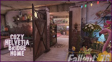 Fallout 76 Camp Build - Cozy Helvetia Bridge Home