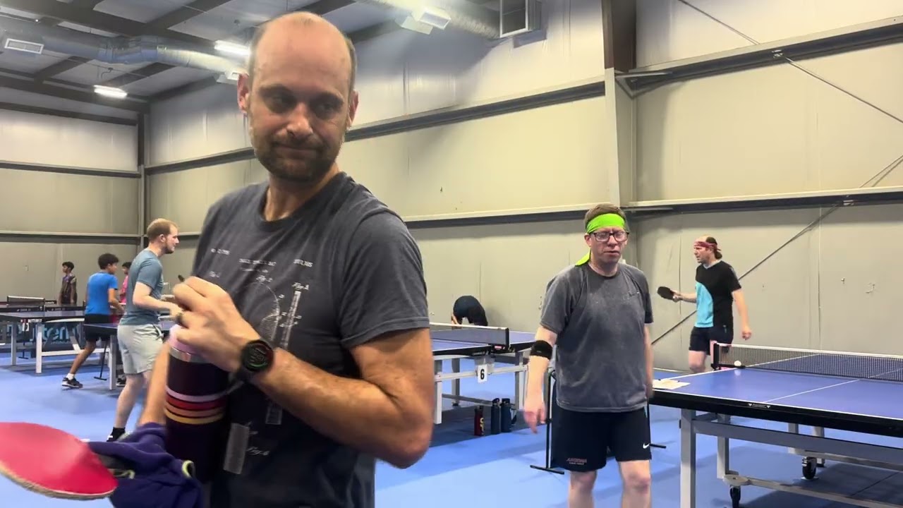 Tournament match against Nathan (1802 rating) at the recent 2025 TT&M Butterfly Open