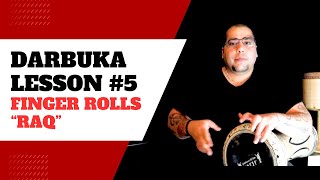 ✅ Darbuka Lesson 5 📚 - Finger Roll - RAQ Sound