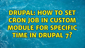 Drupal: How to set Cron Job in custom module for specific time in Drupal 7?