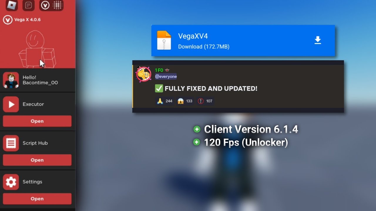 Roblox Executor V614 | VegaX 4.0.6 - YouTube