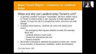 (Archived) Tenant Rights 101