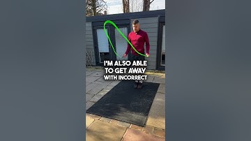 How To Get The Correct Rope Length #skipping #jumprope #jumpingrope #skippingrope #jumpropetutorial
