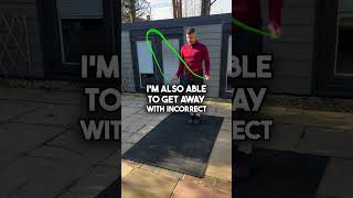 How To Get The Correct Rope Length #skipping #jumprope #jumpingrope #skippingrope #jumpropetutorial