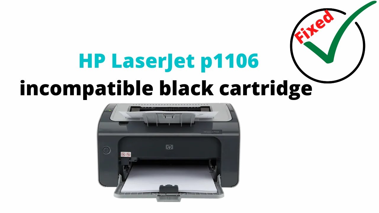 black cartridge hp laserjet p1106 nastech YouTube