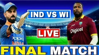 LIVE : India Vs West Indies 3rd ODI | IND VS WI Today Match Live Streaming | Ind Vs Wi 3rd ODI Live