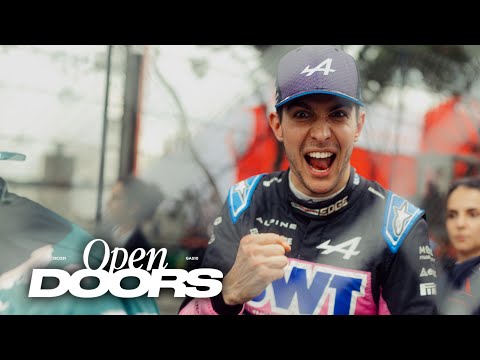 Esteban Ocon on the PODIUM IN MONACO! Open Doors - BWT Alpine F1 Team