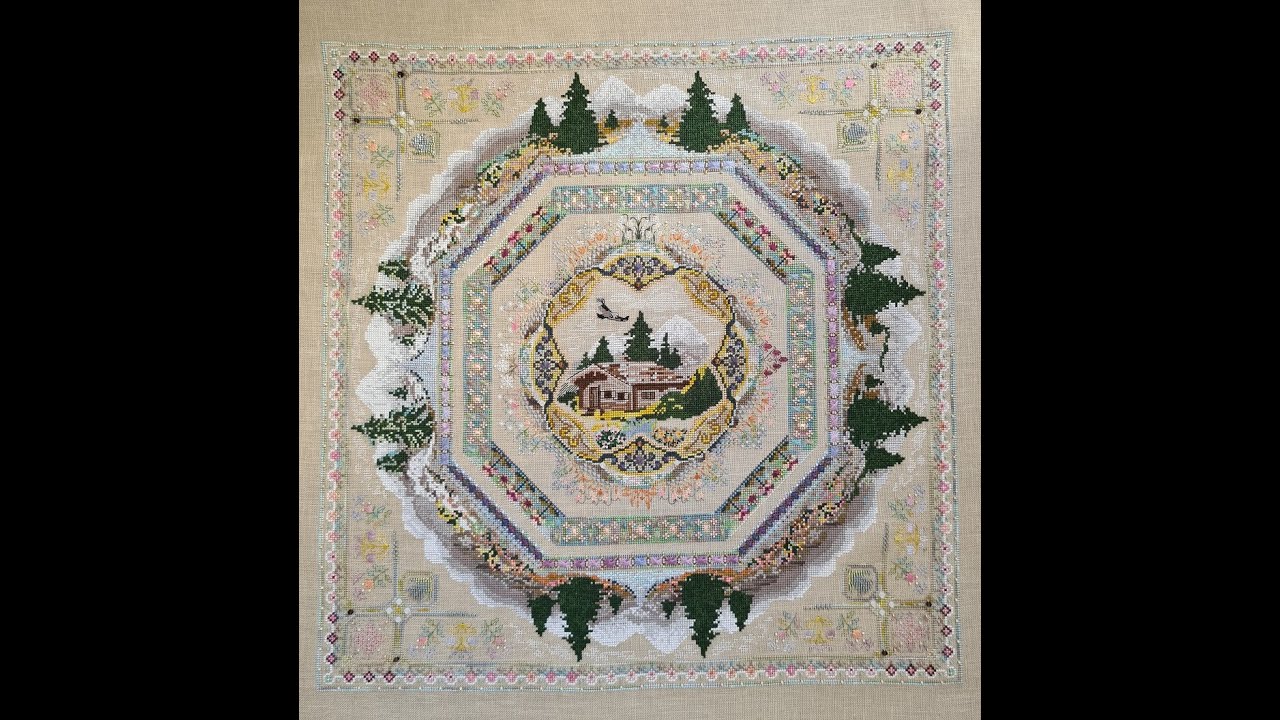 150. Альпийская мандала от Chatelaine.  Финиш.