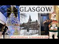 Vlog babys first outing  shopping unboxing  glasgow christmas market