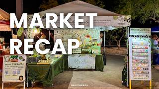 Vegan Night Market Recap ☺ Booth Set up, Customer Interactions, Market Walk-Through