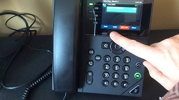 VVX 350 Hold Tutorial