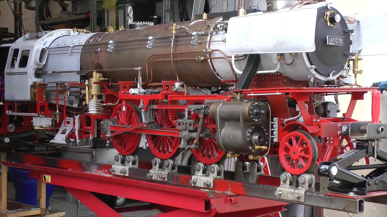 41 018 in 7¼ Zoll Ölbrennertest