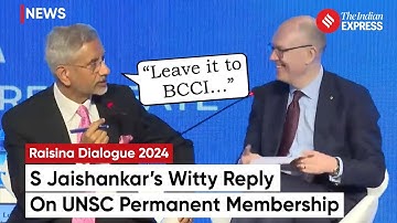 “Leave It To BCCI…” EAM S Jaishankar’s Witty Reply On UNSC Permanent Membership At Raisina Dialogue