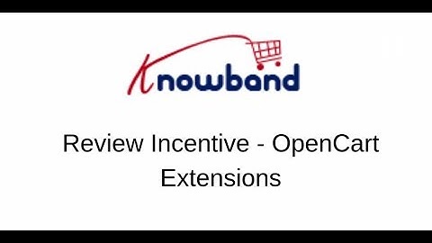 Opencart Review Incentive Extension