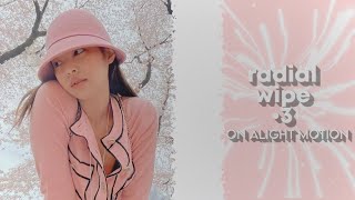 Radial wipe+slide (3) tutorial ||•thanks for 900+