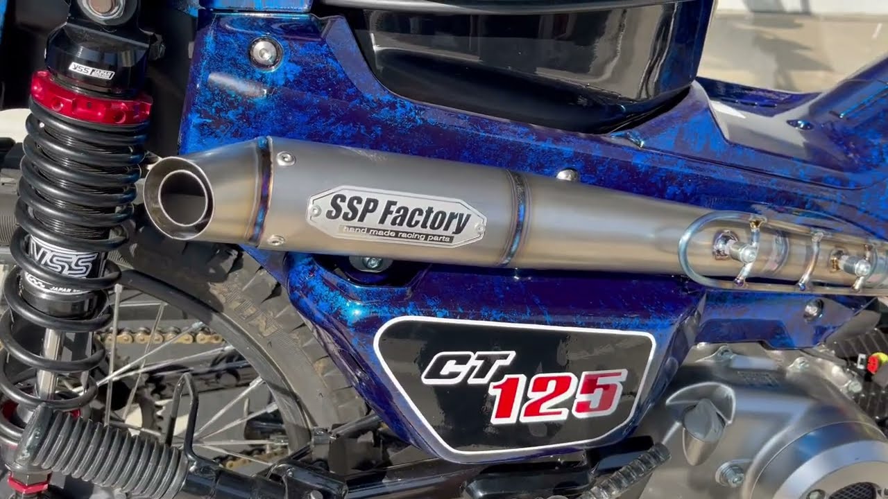CT125ハンターカブ チタンマフラーワンオフ製作 | sspfactoryのブログ