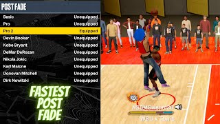 FASTEST POST FADE on NBA 2K23!
