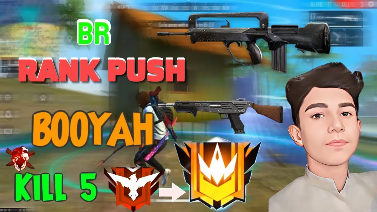 Garena FreeFire## # BR RANK PUSH 5 KILL OR BOOYAH - YouTube