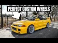 Evo III gets the PERFECT custom 3 piece wheels!