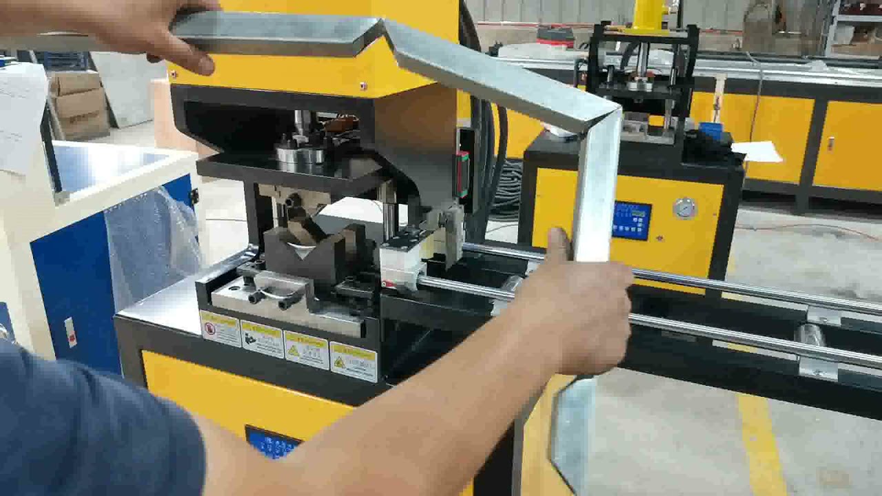 90 Degree Hydraulic Tube Notching Machine With Positioning Stopper